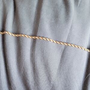 Gold Coloured Rope Detail Bracelet
